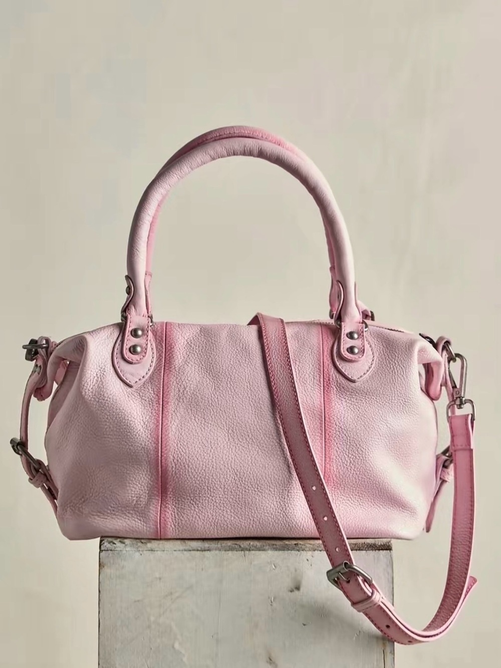 NWT Free People WTF Baby Emerson Bag In Peony Pink OMG Beautiful NEW - Picture 3 of 7